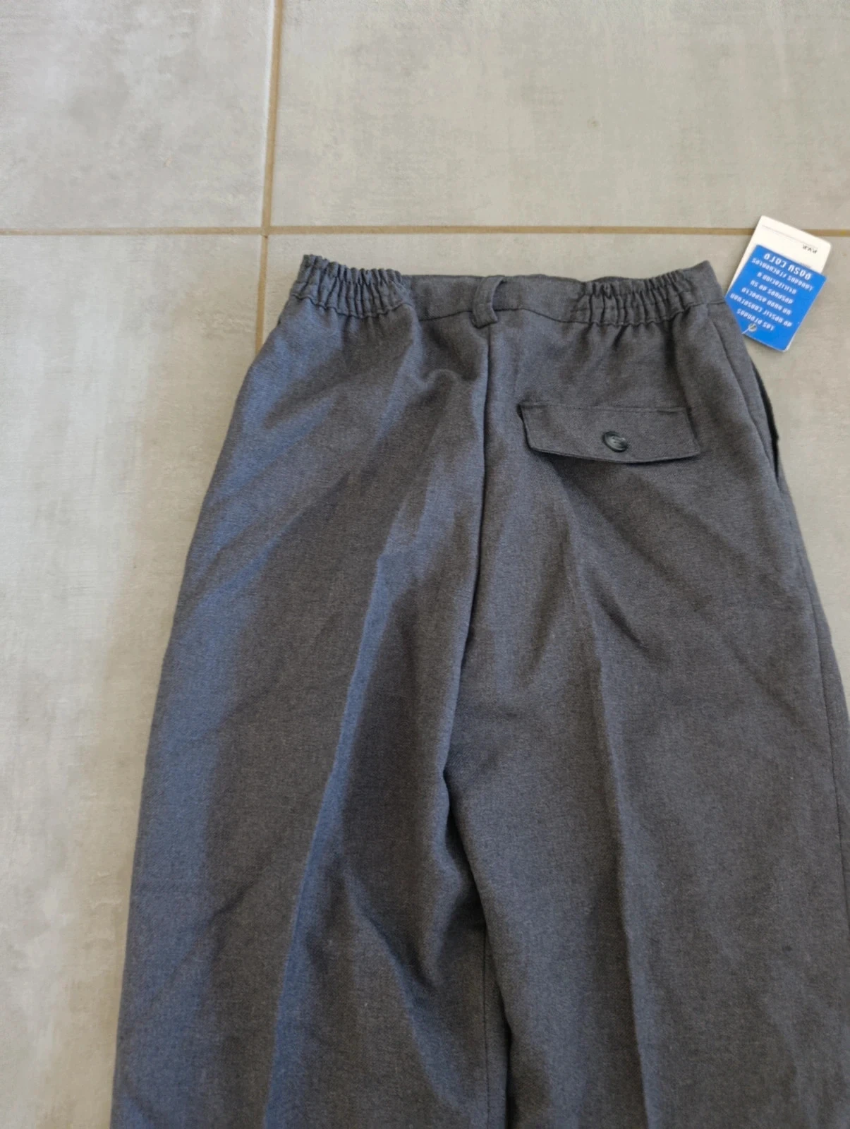 Calça social masculina cinza Easy Care T. 8 anos – Novo com etiqueta – photo 7
